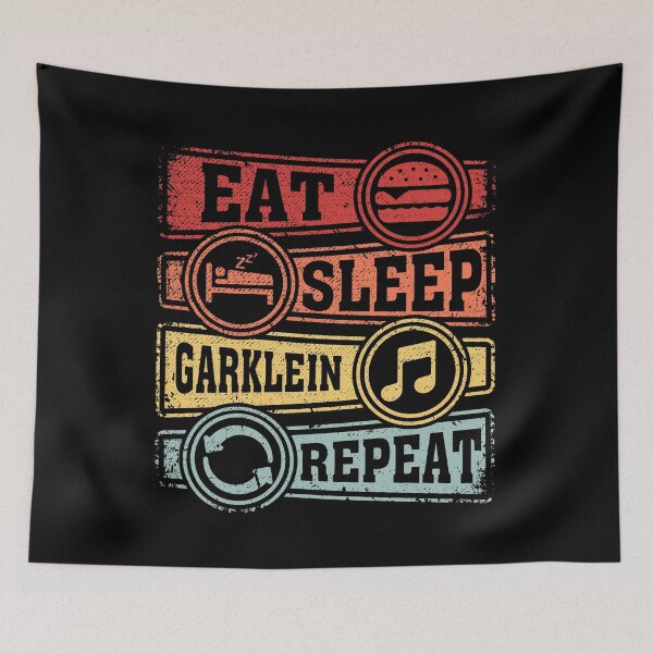 Item preview, Eat Sleep Garklein Repeat designed and sold by GabbyKash.
