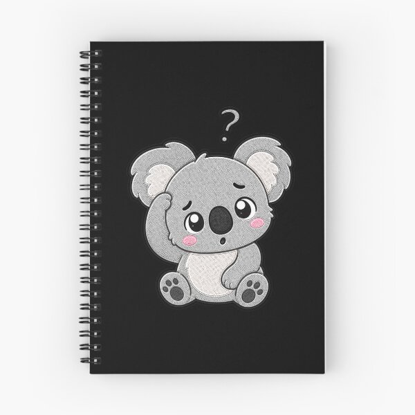 Item preview, Cute Confused Koala Kawaii Embroidery Patch Design designed and sold by ColorSplash123.