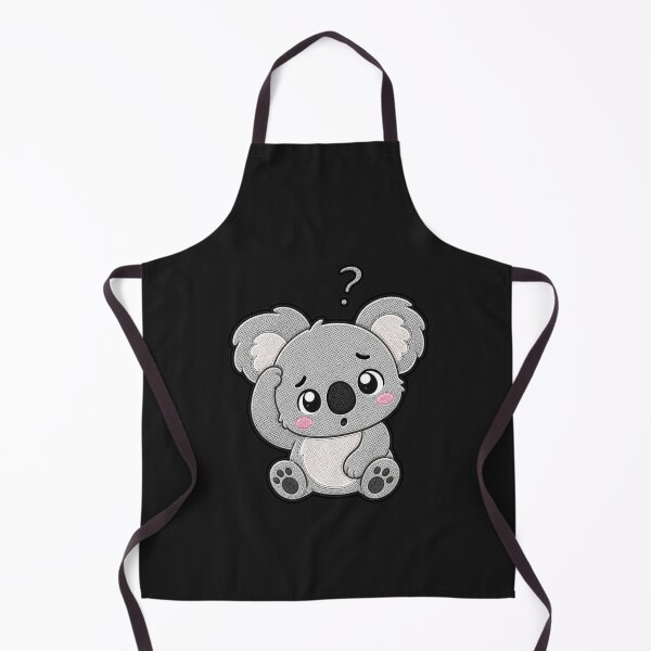 Item preview, Cute Confused Koala Kawaii Embroidery Patch Design designed and sold by ColorSplash123.