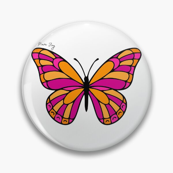 Item preview, Pure Joy rainbow butterfly designed and sold by GeoGoose.