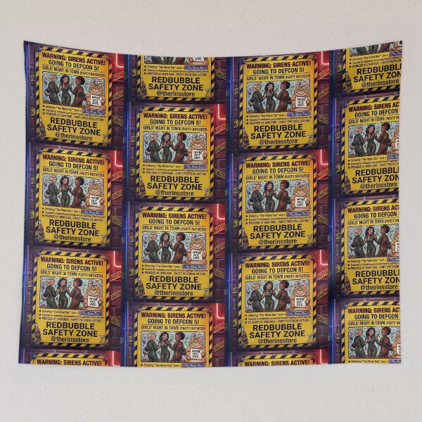 Item preview, Warning: Girls’ Night in Town — The Rinse Safety Zone designed and sold by Thedropartsrore.