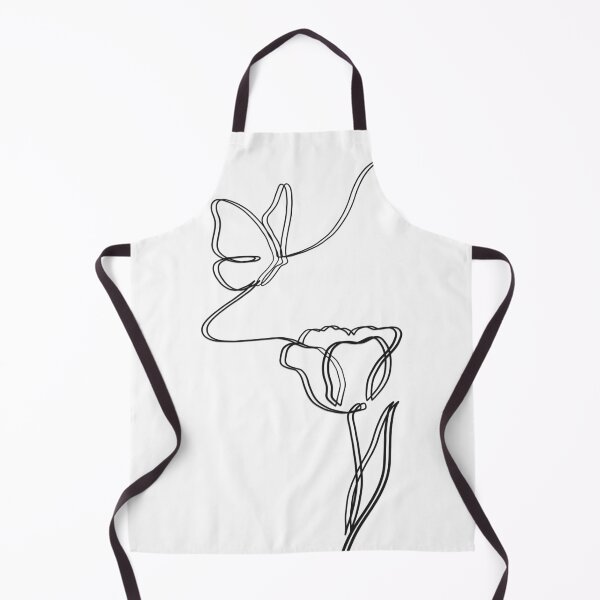 Item preview, Butterfly And Rose Line Art designed and sold by Barelythere2324.