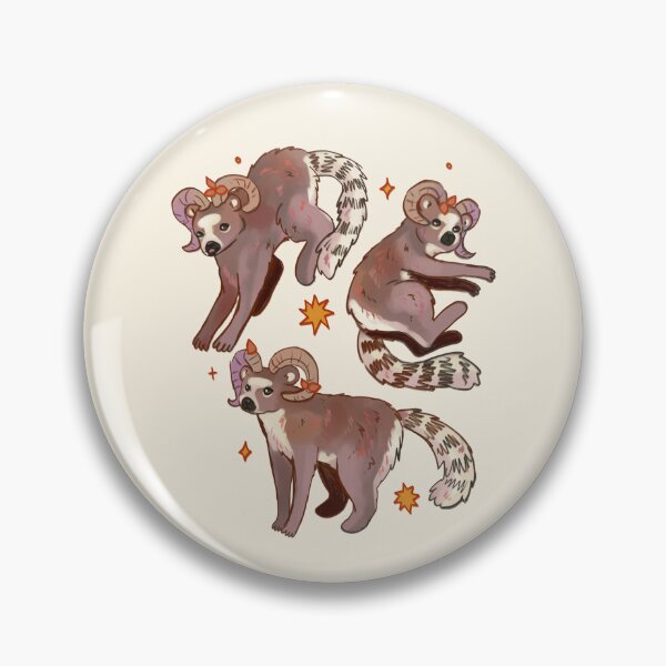 Item preview, Fantasy creature bighoron lemur bear designed and sold by Mayarartsy.