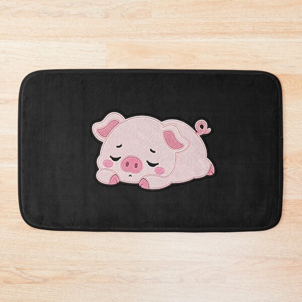 Item preview, Cute Sleepy Pig Kawaii Embroidery Patch Design designed and sold by ColorSplash123.
