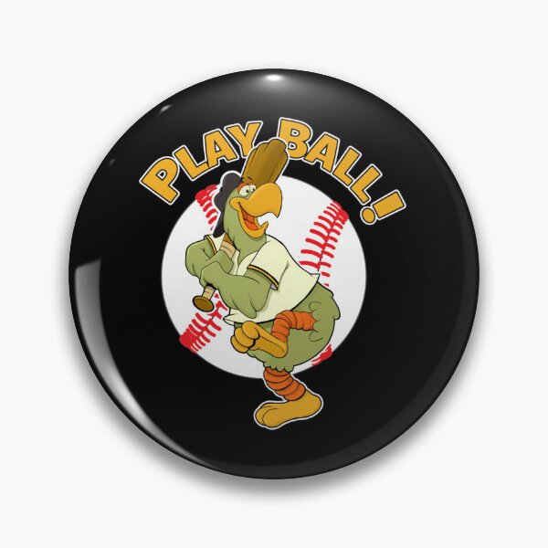 Item preview, Play Ball! Pirate Baseball Mascot Pirate Parrot  designed and sold by GYaso.