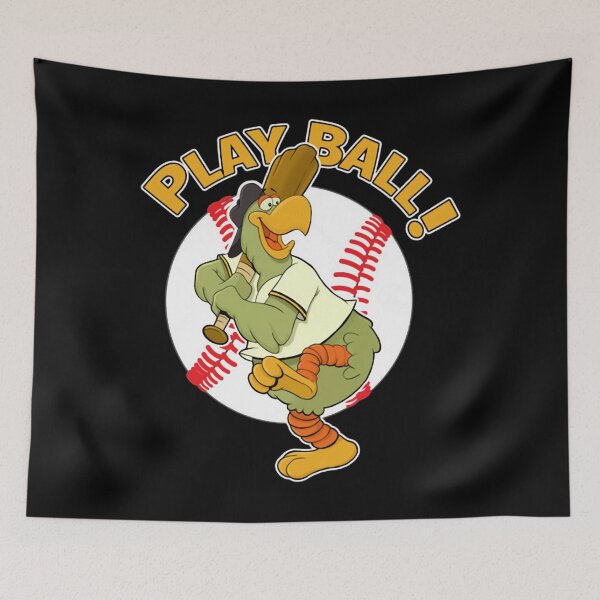 Item preview, Play Ball! Pirate Baseball Mascot Pirate Parrot  designed and sold by GYaso.