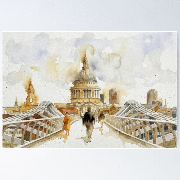 Item preview, London Millennium Bridge designed and sold by caracatita75.