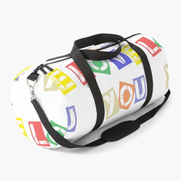 Item preview, Love You Colorful Ransom Note Punk Rock Typography Statement Design designed and sold by DesignArtist.ia.