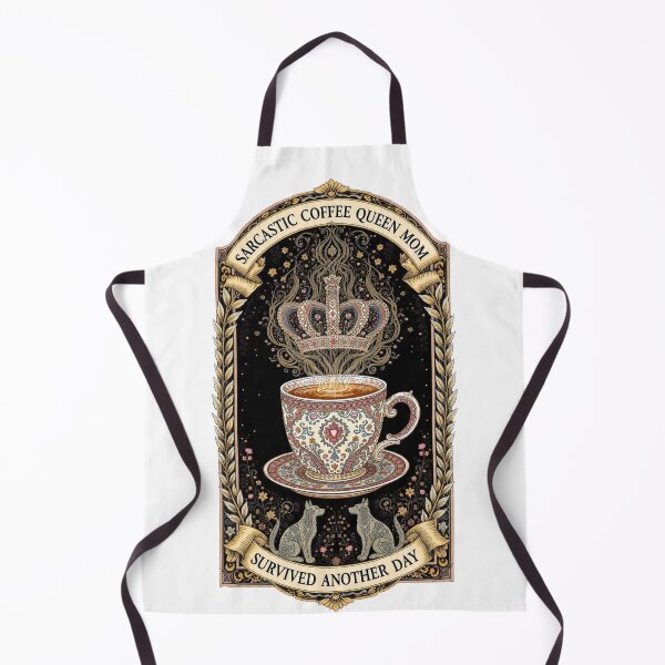 Item preview, Sarcastic Coffee Queen Mom Survived Another Day Funny Mom Gift designed and sold by YMLux.