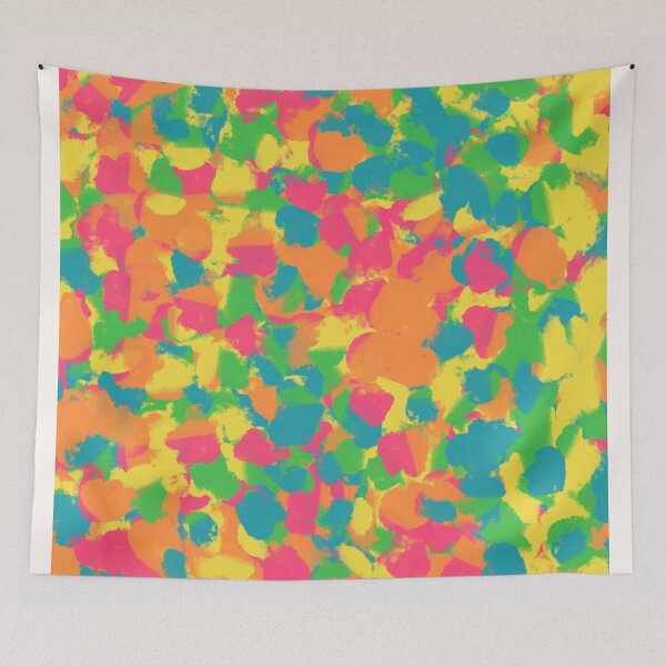 Item preview, Tropical Neon Abstract Confetti Pattern designed and sold by Chunac.