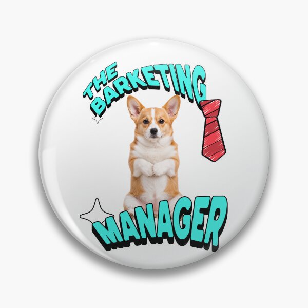 Item preview, The Barketing Manager designed and sold by Paw Print Tee.