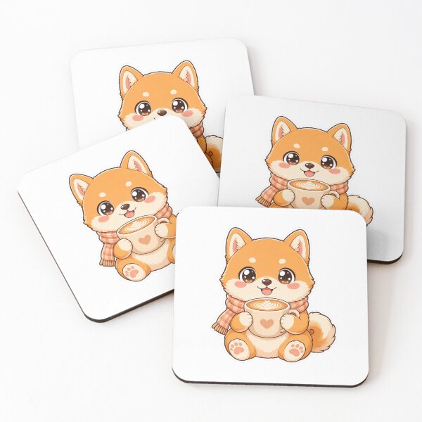 Item preview, Kawaii Shiba Coffee Break designed and sold by Anantha's Studio.