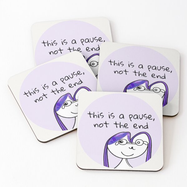 Item preview, This Is A Pause Not The End Affirmation designed and sold by SoftBeing.