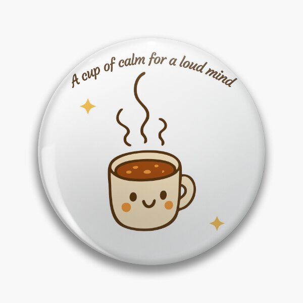Item preview, Cup of Calm Gentle Mental Health Reminder designed and sold by PromptCoreNexus.