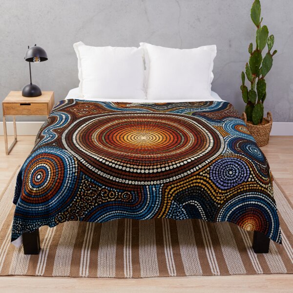 Item preview, Aboriginal Inspired Dot Art - With Circles of Life designed and sold by GrinGalore.