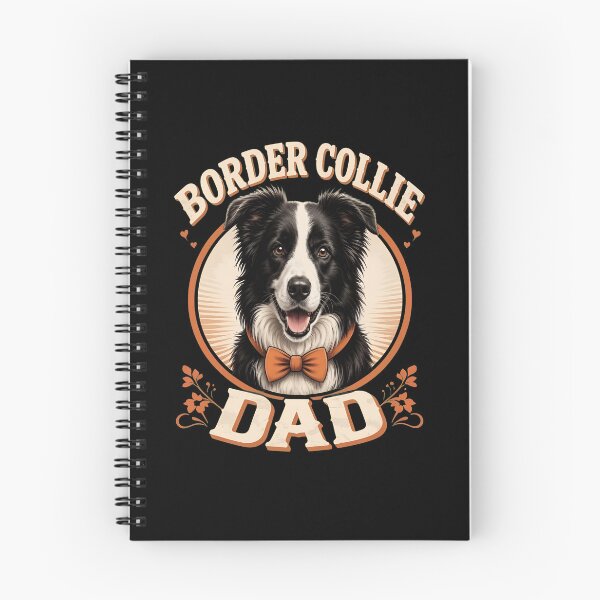 Item preview, Border Collie Dad Vintage Dog Lover Bow Tie Shirt designed and sold by Dmo3HarkoArt.