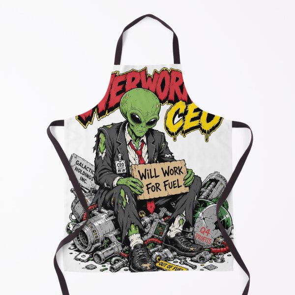 Item preview, The Overworked CEO Alien Punk Illustration  Main Tag designed and sold by Highwayman1975.