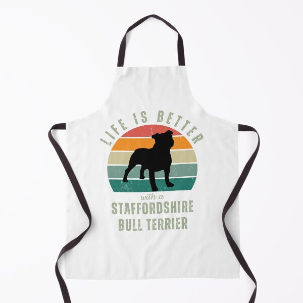 Item preview, Life is Better - Staffordshire Bull Terrier designed and sold by PaulJFleming.