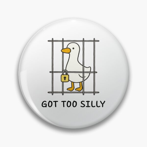 Item preview, Silly Goose in Jail – Funny Goose designed and sold by happiecatstore.