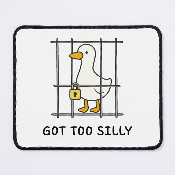Item preview, Silly Goose in Jail – Funny Goose designed and sold by happiecatstore.