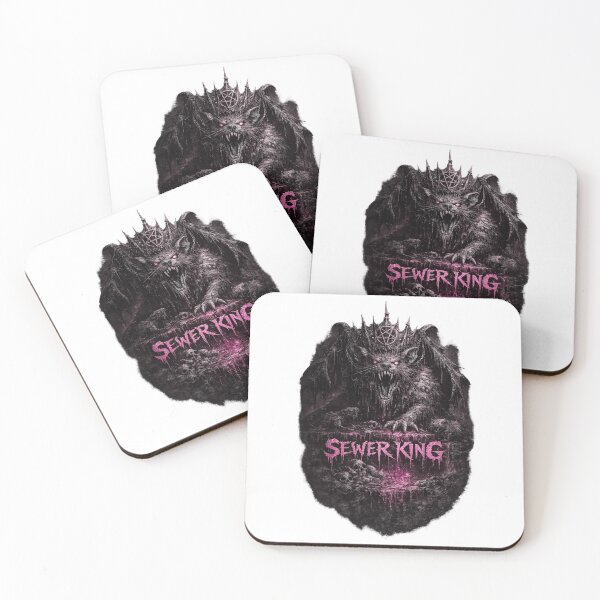 Item preview, SEWER KING – Mutant Rat Horror Gothic Design designed and sold by unglaublichGut.