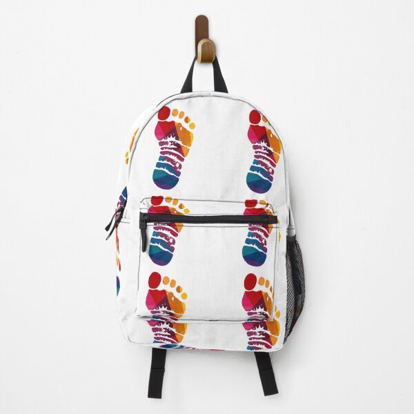 Item preview, Colorful Geometric Footprint Abstract Watercolor Prism Design designed and sold by DesignArtist.ia.