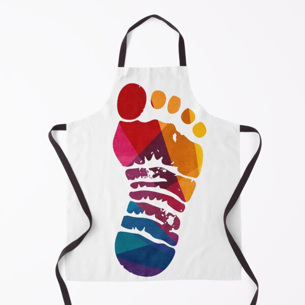Item preview, Colorful Geometric Footprint Abstract Watercolor Prism Design designed and sold by DesignArtist.ia.