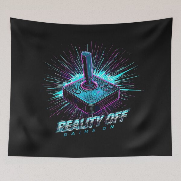 Item preview, Game On Reality Off Joystick designed and sold by Zakrytos ★★★★★.