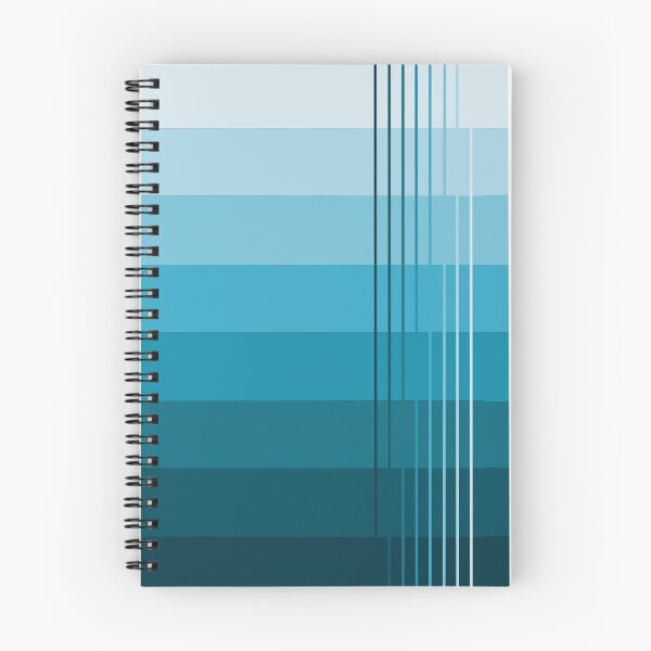 Item preview, Simple design from shades of light turquoise to dark turquoise designed and sold by Cherevan.