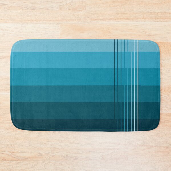 Item preview, Simple design from shades of light turquoise to dark turquoise designed and sold by Cherevan.