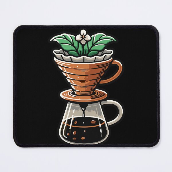 Item preview, V60 and Coffee Plants Tools Barista | Coffee Sticker designed and sold by ianths.