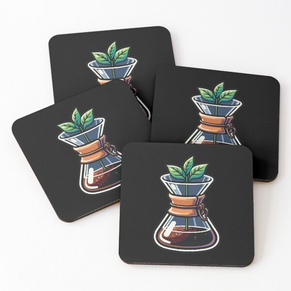 Item preview, Chemex and Coffee Plants Tools Barista | Coffee Sticker designed and sold by ianths.