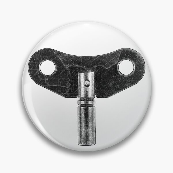 Item preview, Antique Clock Winding Key Etched Illustration designed and sold by Ghoul Enterprises.