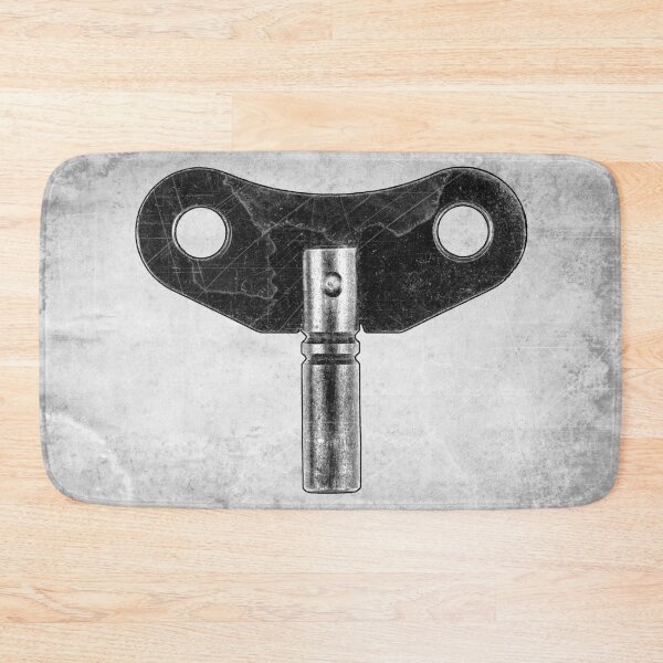 Item preview, Antique Clock Winding Key Etched Illustration designed and sold by Ghoul Enterprises.