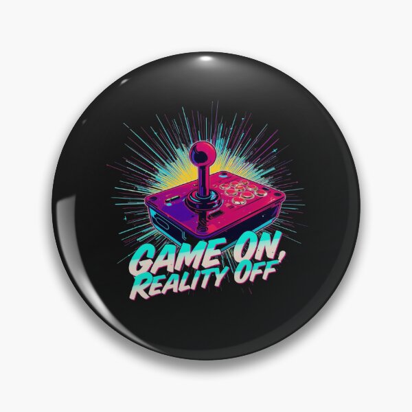 Item preview, Game On Reality Off Neon designed and sold by Zakrytos ★★★★★.