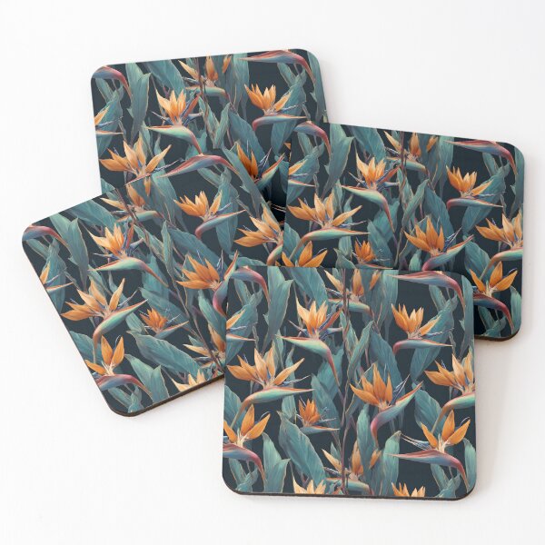 Item preview, Vibrant Tropical Flower Print  - Birth Flower Motif  - Gifts For Guys designed and sold by RoyalStarsPatts.