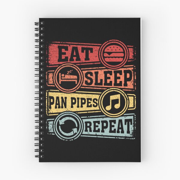 Item preview, Eat Sleep Pan Pipes Repeat designed and sold by GabbyKash.