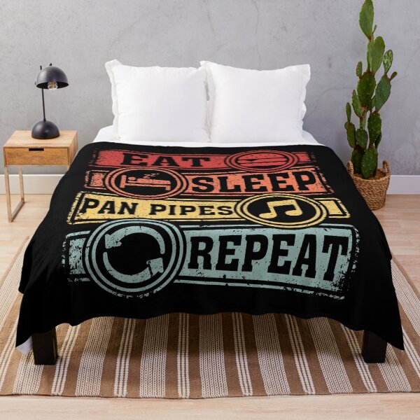 Item preview, Eat Sleep Pan Pipes Repeat designed and sold by GabbyKash.