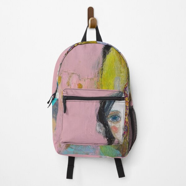 Item preview, The Keeper of the Rabbit – Whimsical Folk Art Girl Portrait designed and sold by SUMI bloom .