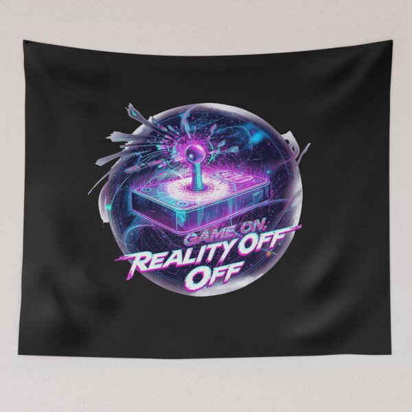 Item preview, Game On Reality Off Joystick Art designed and sold by Zakrytos ★★★★★.