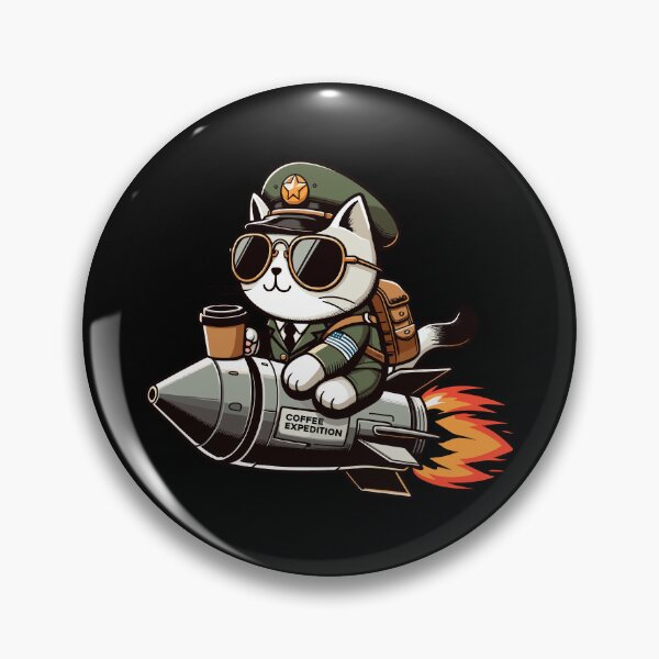 Item preview, Cat Coffee Exploler Barista Rocket | Coffee Sticker designed and sold by ianths.