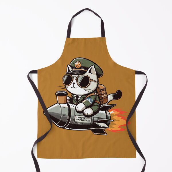 Item preview, Cat Coffee Exploler Barista Rocket | Coffee Sticker designed and sold by ianths.