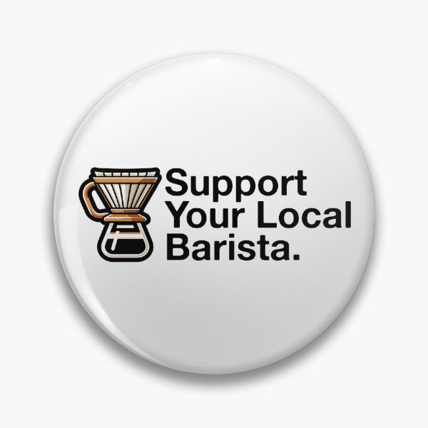 Item preview, Support Your Local Barista | Coffee Sticker designed and sold by ianths.