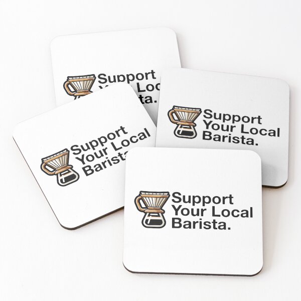 Item preview, Support Your Local Barista | Coffee Sticker designed and sold by ianths.