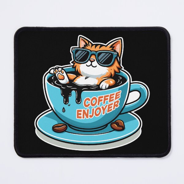 Item preview, Coffee Cat Enjoyer Barista | Coffee Sticker designed and sold by ianths.