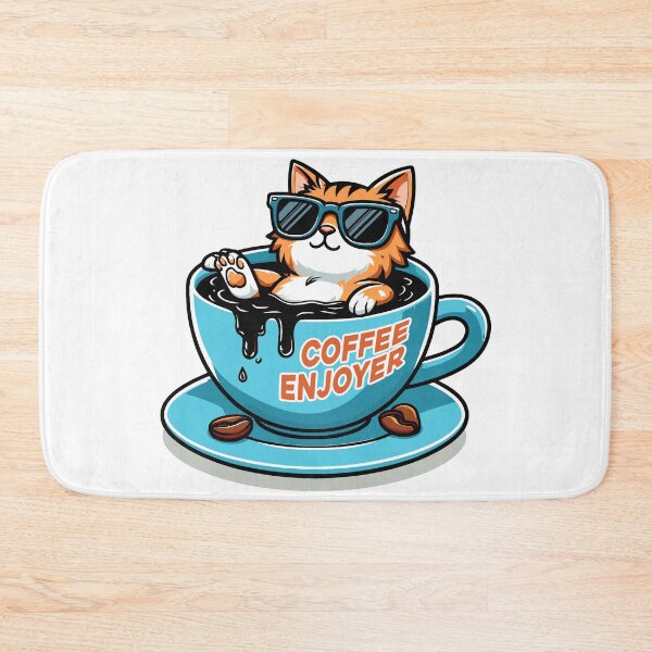 Item preview, Coffee Cat Enjoyer Barista | Coffee Sticker designed and sold by ianths.