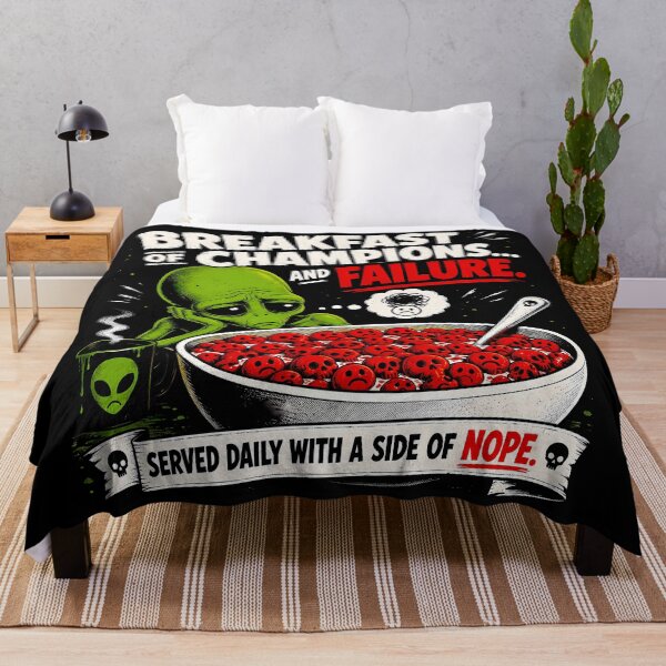 Item preview, Breakfast of Champions Alien Dark Humor Art designed and sold by Highwayman1975.