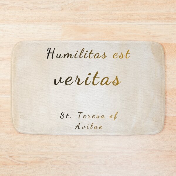 Item preview, Humility is Truth - St. Teresa of Avila Saint Quote Art designed and sold by Très Joli Brothers.