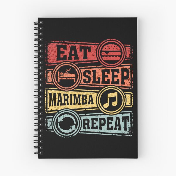 Item preview, Eat Sleep Marimba Repeat designed and sold by GabbyKash.