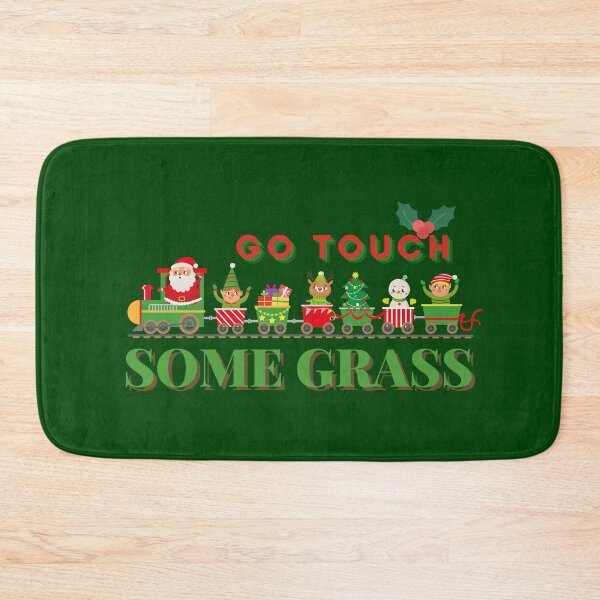 Item preview, Santa Calls Go Touch Some Grass Funny Christmas Quote Design – Retro Holiday Humor designed and sold by Im-Ara.